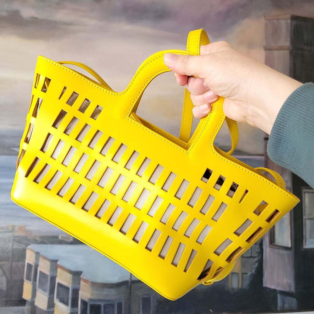 Hereu Small Colmado Bag in Citron